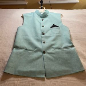 Men’s Indian Nehru Modi Wedding Vest Size Small